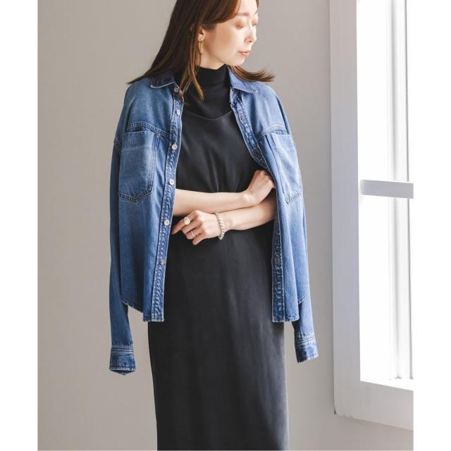 ノーブル（Noble）/《追加》ワイドVネックフィブリルキャミワンピース2