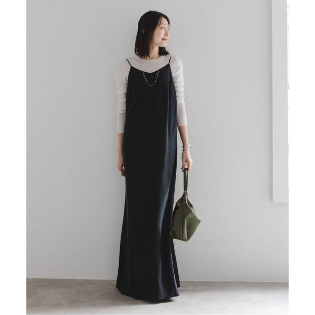 ノーブル（Noble）/《追加》ワイドVネックフィブリルキャミワンピース2