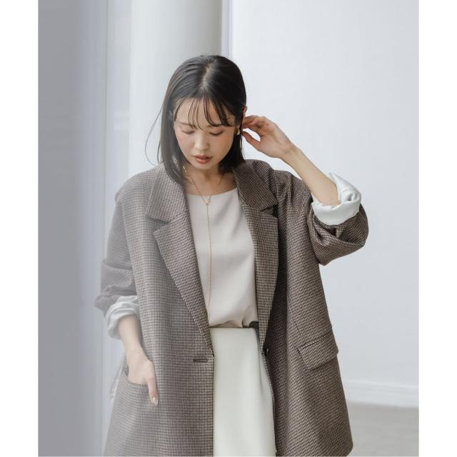 ノーブル（Noble）/《追加3》【洗える】ルナサテンデコルテ2WAYトップス