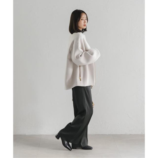 ノーブル（Noble）/《追加》【洗える】ルナサテンベルテッドパンツ