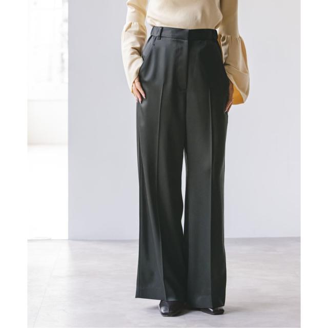 ノーブル（Noble）/《追加》【洗える】ルナサテンベルテッドパンツ