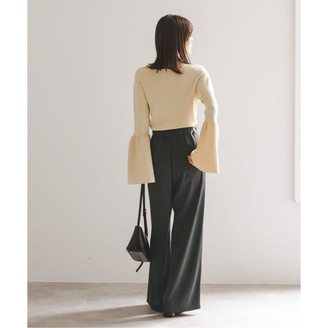 ノーブル（Noble）/《追加》【洗える】ルナサテンベルテッドパンツ