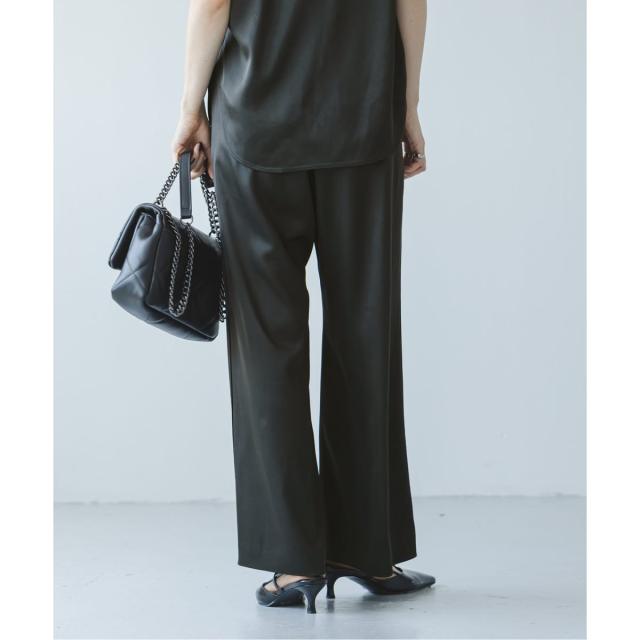 ノーブル（Noble）/《追加》【洗える】ルナサテンベルテッドパンツ