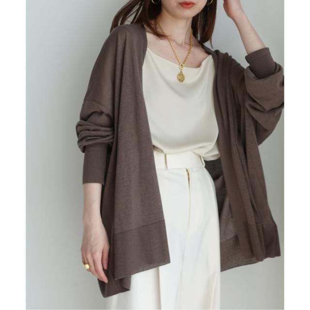 ノーブル（Noble）/《WEB限定追加》【洗える】18Gシアー オーバーサイズカーディガン3