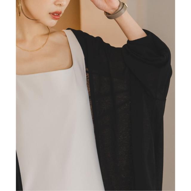 ノーブル（Noble）/《WEB限定追加》【洗える】18Gシアー オーバーサイズカーディガン3