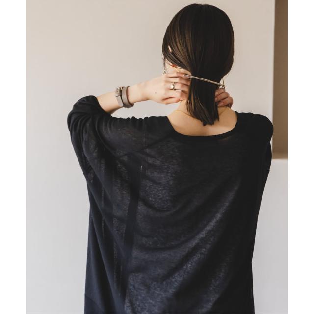 ノーブル（Noble）/《WEB限定追加》【洗える】18Gシアー オーバーサイズカーディガン3