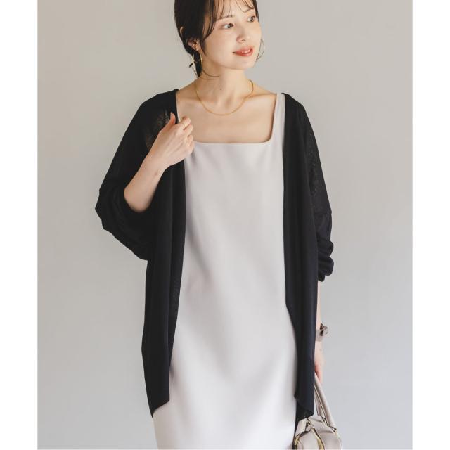 ノーブル（Noble）/《WEB限定追加》【洗える】18Gシアー オーバーサイズカーディガン3