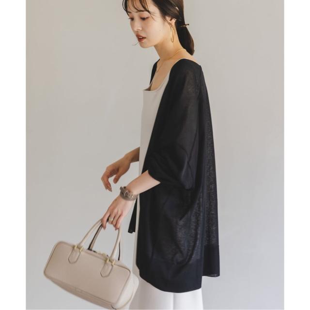 ノーブル（Noble）/《WEB限定追加》【洗える】18Gシアー オーバーサイズカーディガン3