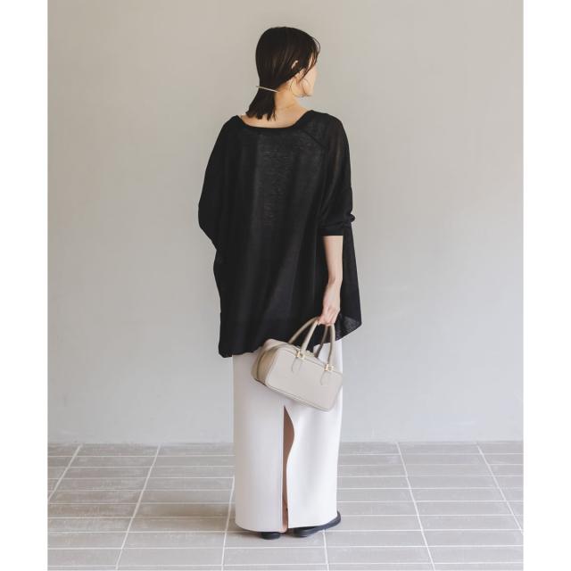 ノーブル（Noble）/《WEB限定追加》【洗える】18Gシアー オーバーサイズカーディガン3