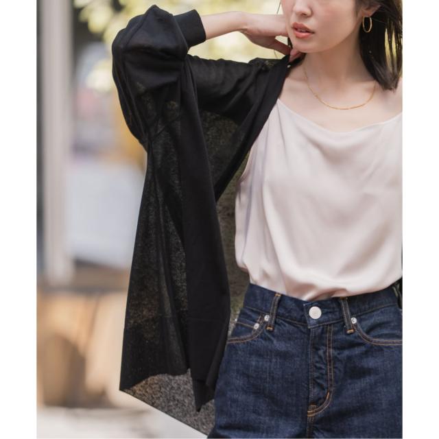 ノーブル（Noble）/《WEB限定追加》【洗える】18Gシアー オーバーサイズカーディガン3