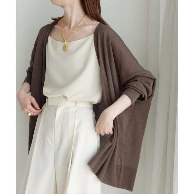 ノーブル（Noble）/《WEB限定追加》【洗える】18Gシアー オーバーサイズカーディガン3