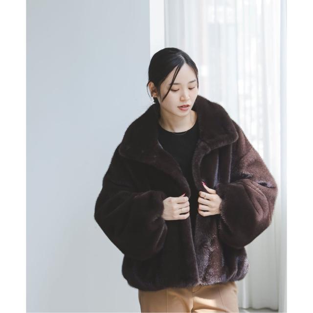 ノーブル（Noble）/エコファースタンドカラーミドルブルゾンの通販はau