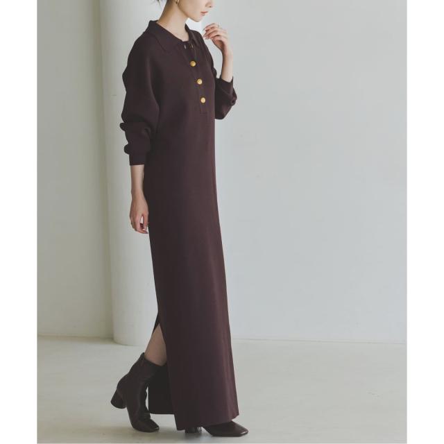 ノーブル（Noble）/《追加》ポロシャツニットワンピース