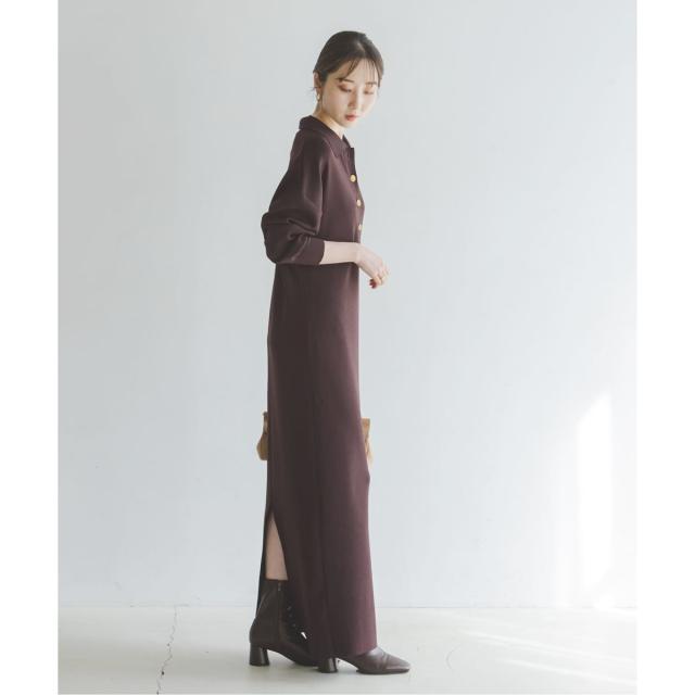 ノーブル（Noble）/《追加》ポロシャツニットワンピース