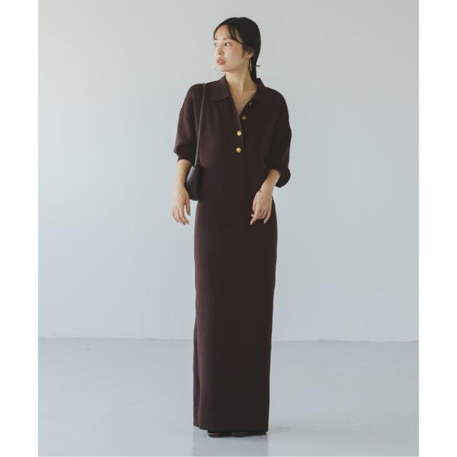 ノーブル（Noble）/《追加》ポロシャツニットワンピース