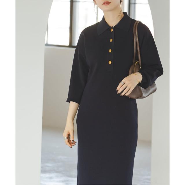 ノーブル（Noble）/《追加》ポロシャツニットワンピース