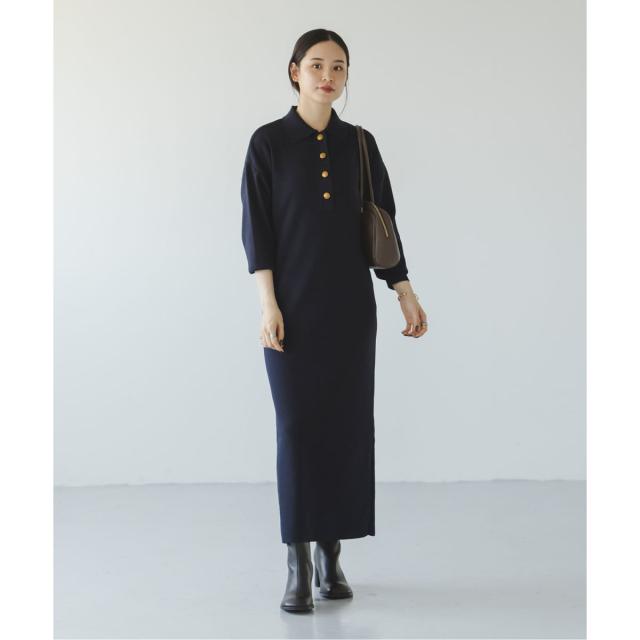 ノーブル（Noble）/《追加》ポロシャツニットワンピース