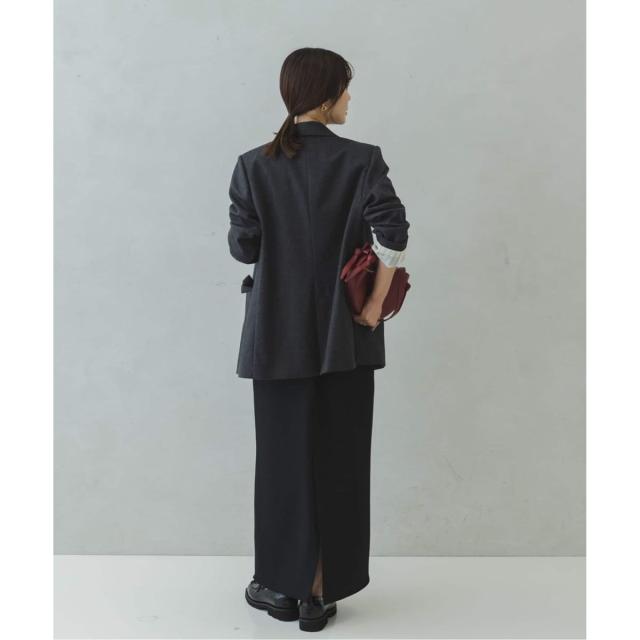 ノーブル（Noble）/《追加》《WEB・一部店舗カラー》ウールフラノピークドラペルジャケット