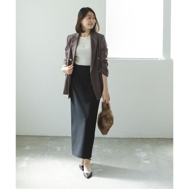 ノーブル（Noble）/《追加》《WEB・一部店舗カラー》ウールフラノピークドラペルジャケット