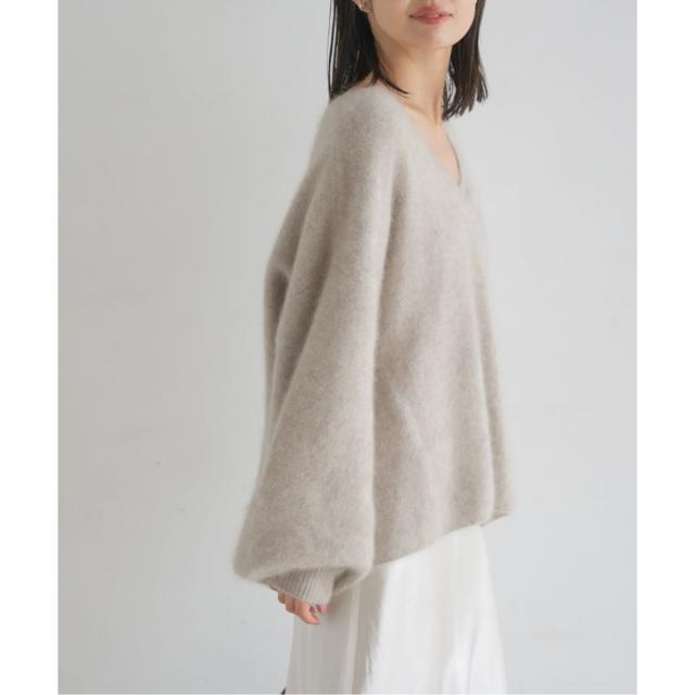 【新品・タグ付き】ファーニット2WAYパフスリーブニット NOBLE（ノーブル） ニット セーター 「追加」ファーニット2WAY