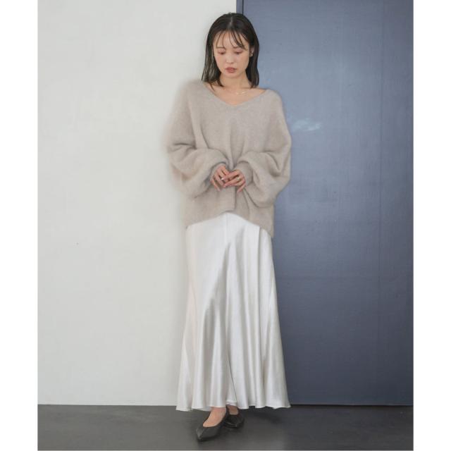 ノーブル（Noble）/ファーニット2WAYパフスリーブニット