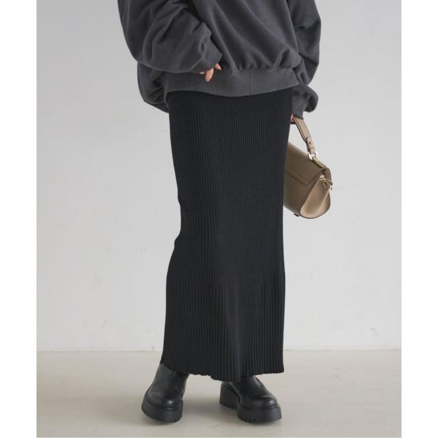 ノーブル（Noble）/《追加/WEB限定カラー》リブニットタイトスカート