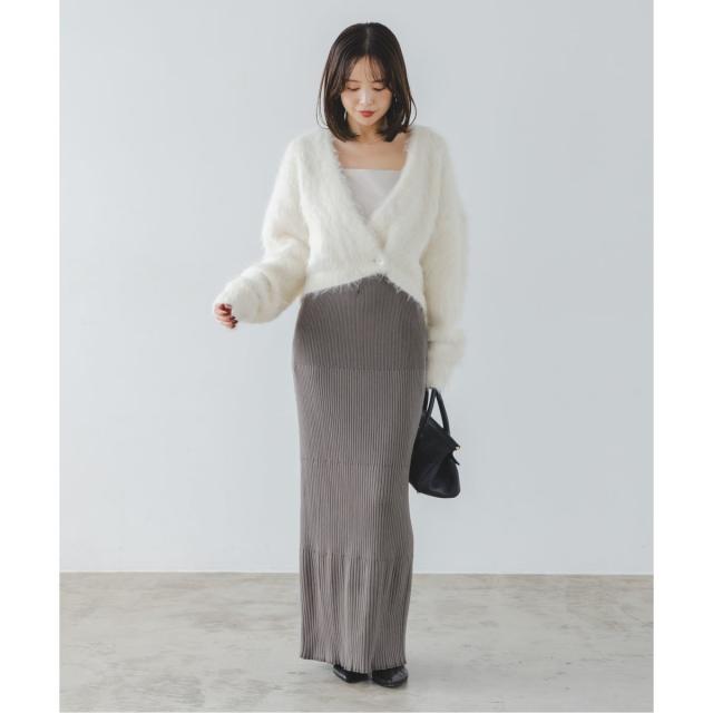 ノーブル（Noble）/《追加/WEB限定カラー》リブニットタイトスカート
