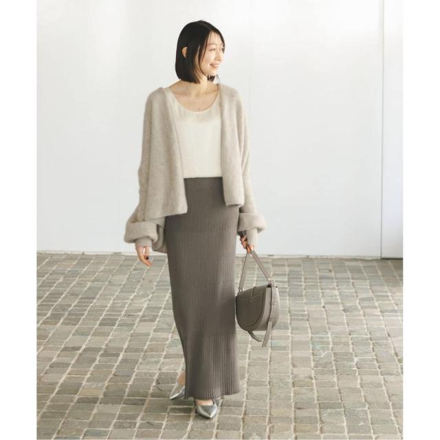 ノーブル（Noble）/《追加/WEB限定カラー》リブニットタイトスカート