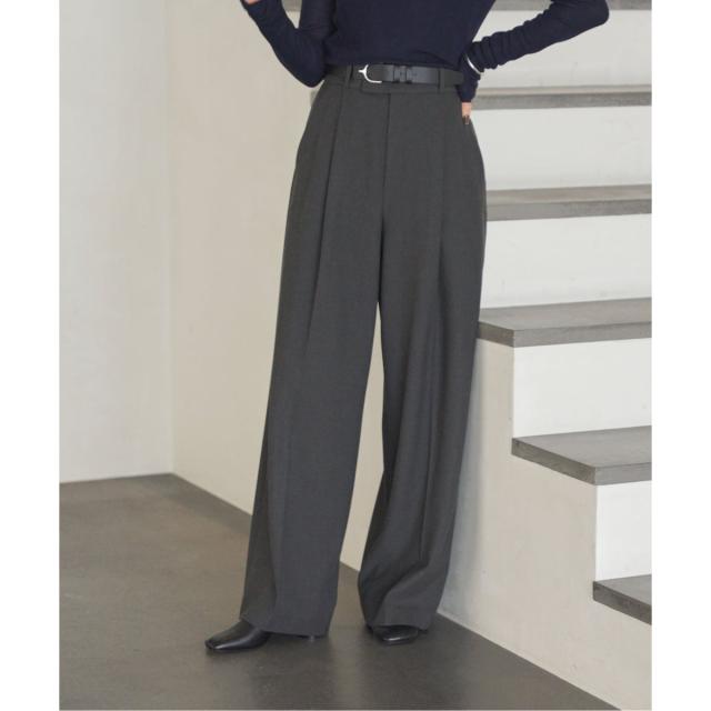 ノーブル（Noble）/《追加・WEB限定カラー》TRツイル裏起毛スラックスパンツ