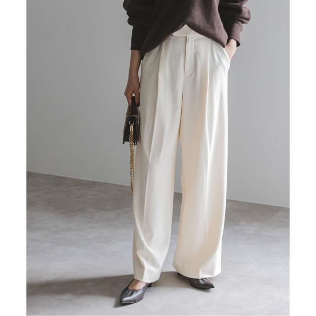 ノーブル（Noble）/《追加・WEB限定カラー》TRツイル裏起毛スラックスパンツ