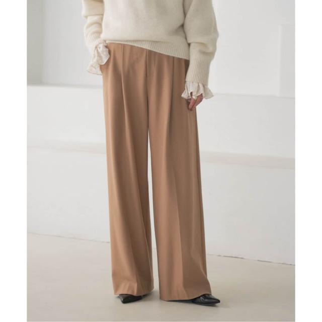 ノーブル（Noble）/《追加・WEB限定カラー》TRツイル裏起毛スラックスパンツ