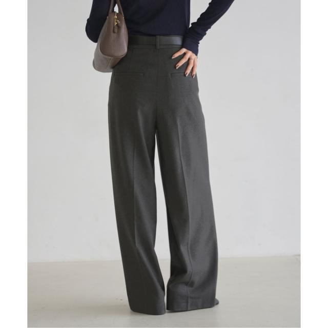 ノーブル（Noble）/《追加・WEB限定カラー》TRツイル裏起毛スラックスパンツ