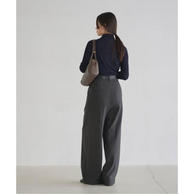 ノーブル（Noble）/《追加・WEB限定カラー》TRツイル裏起毛スラックスパンツ