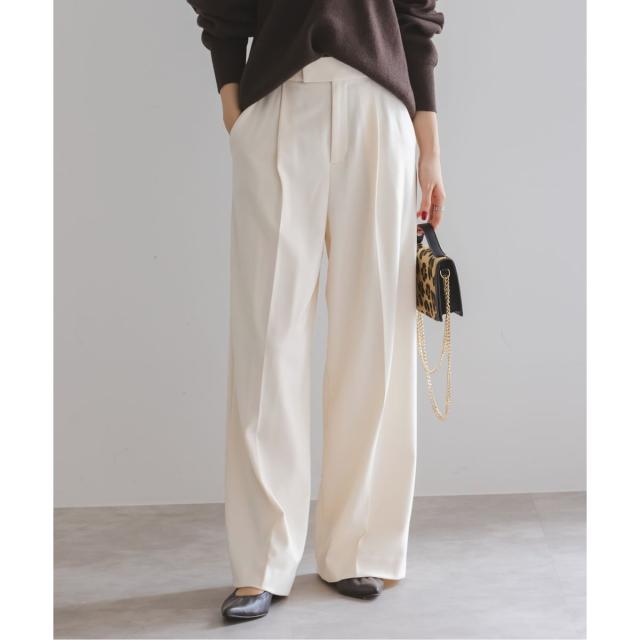 ノーブル（Noble）/《追加・WEB限定カラー》TRツイル裏起毛スラックスパンツ