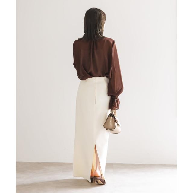 ノーブル（Noble）/《WEB・一部店舗追加》シルキークロスボータイブラウス