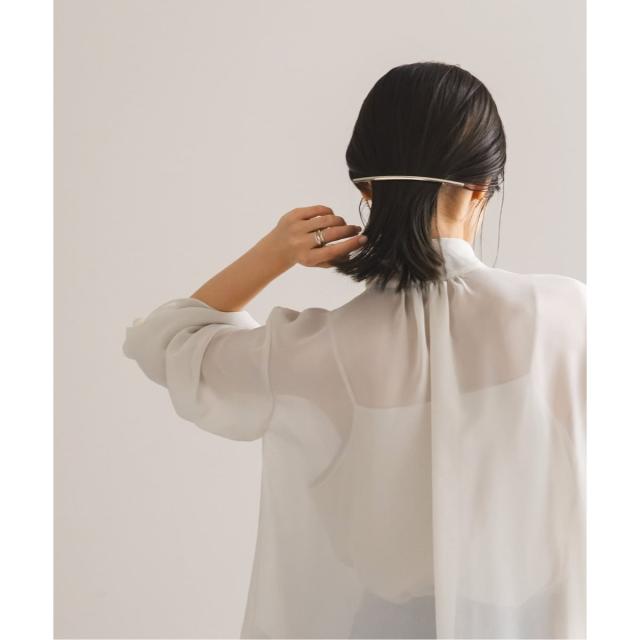 ノーブル（Noble）/《WEB・一部店舗追加》シルキークロスボータイブラウス