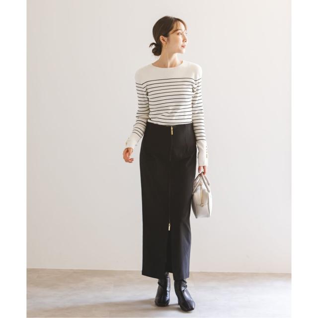 ノーブル（Noble）/《追加》RyNyコンフォートストレッチジップタイトスカート