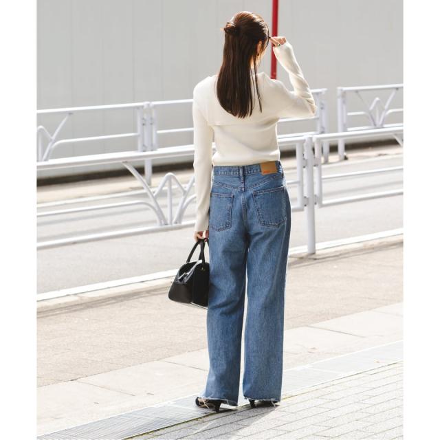 ノーブル（Noble）/《WEB限定追加》ショルダーボタンタイトリブニット