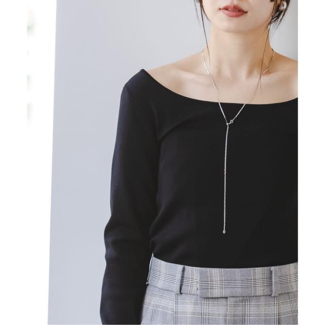 ノーブル（Noble）/デコルテロングスリーブニット