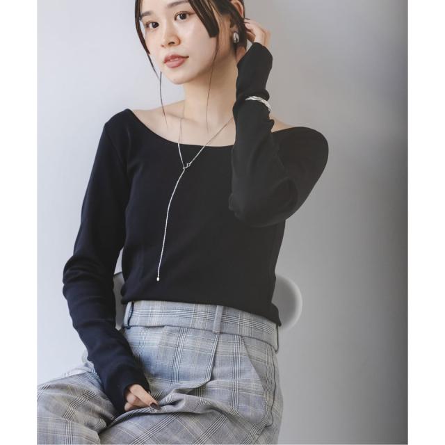 ノーブル（Noble）/デコルテロングスリーブニットの通販はau PAY