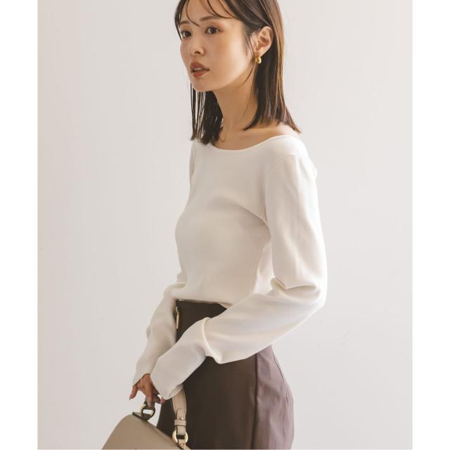 ノーブル（Noble）/デコルテロングスリーブニットの通販はau PAY