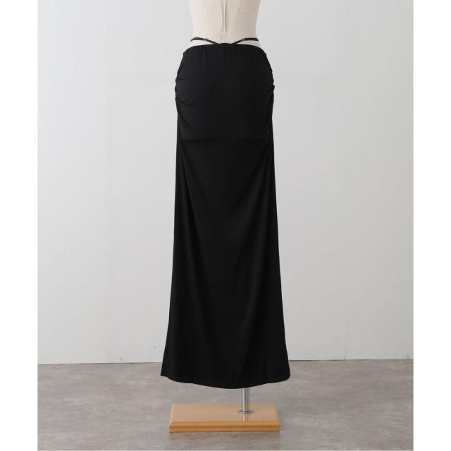 ノーブル（Noble）/determ/デターム Double−Strap Waist Maxiskirt