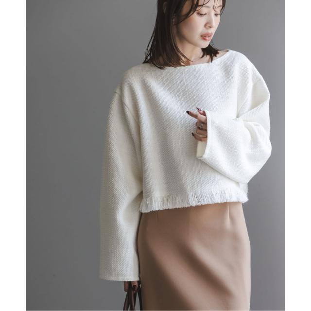 ノーブル（Noble）/《追加》ツイードショートトップス