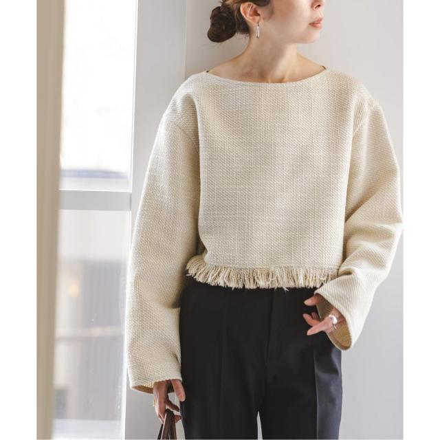 ノーブル（Noble）/《追加》ツイードショートトップス