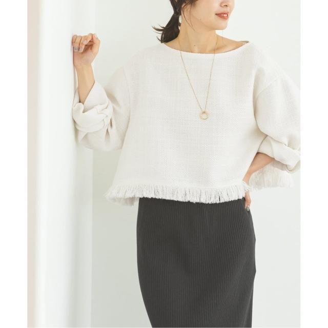 ノーブル（Noble）/《追加》ツイードショートトップス