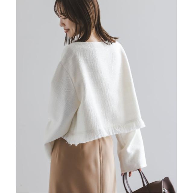 ノーブル（Noble）/《追加》ツイードショートトップス