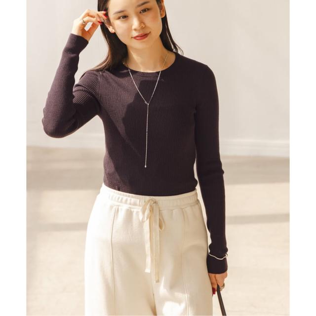 ノーブル（Noble）/《追加》リブクルーネックニットの通販はau PAY