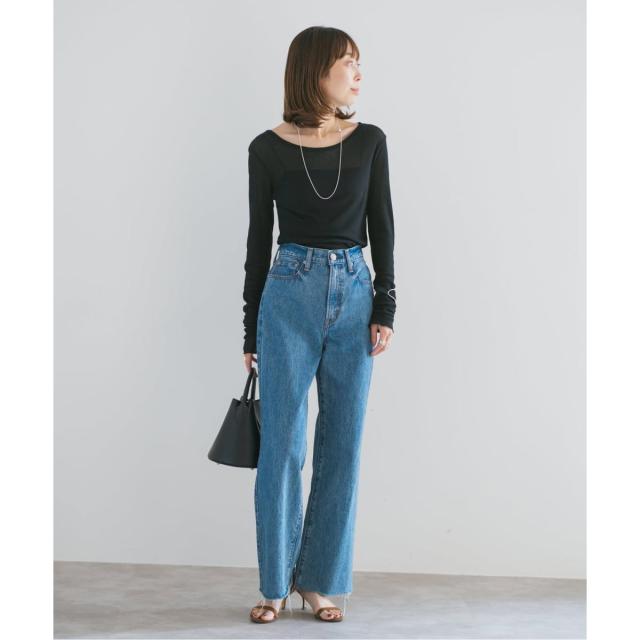 ノーブル（Noble）/《追加4》シアーテレコロングスリーブプルオーバー