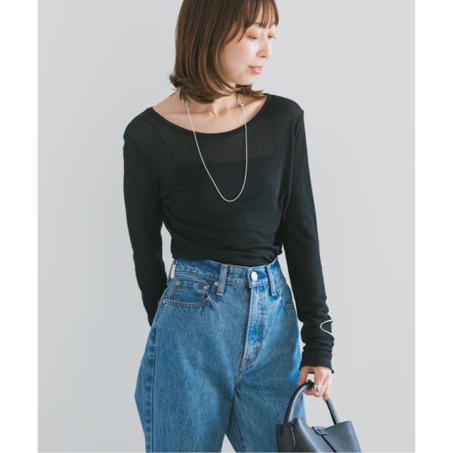 ノーブル（Noble）/《追加4》シアーテレコロングスリーブプルオーバー