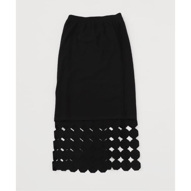 ノーブル（Noble）/《追加予約》ドットモチーフニットスカート